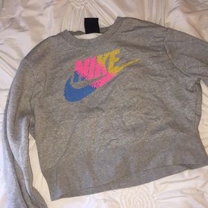 Nike cropped sweatshirt